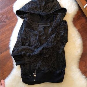 Lululemon leopard zip up